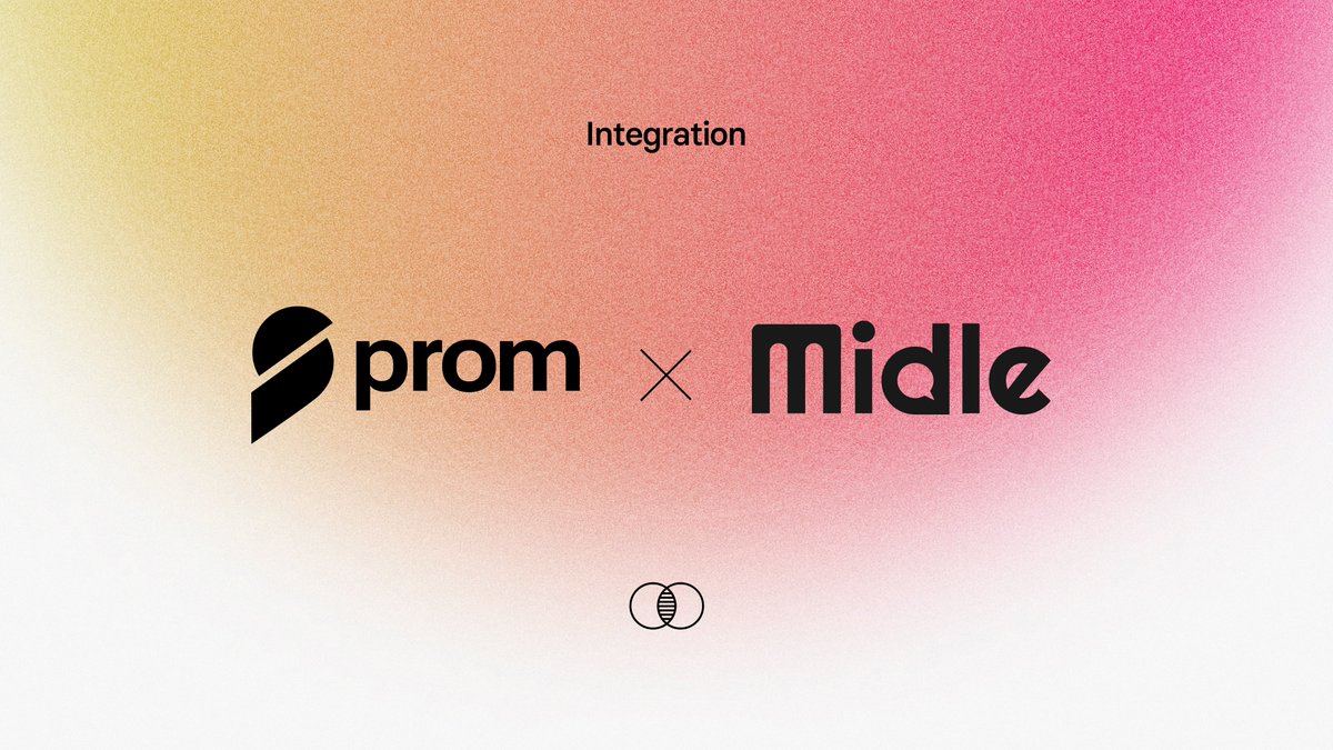 Prom Integrates Midle into the Ecosystem We are pleased to announce the integration of @midle_official, a quest platform focused on marketing, into our ecosystem. Midle offers a straightforward approach for users to engage in tasks and get rewarded, while providing projects a