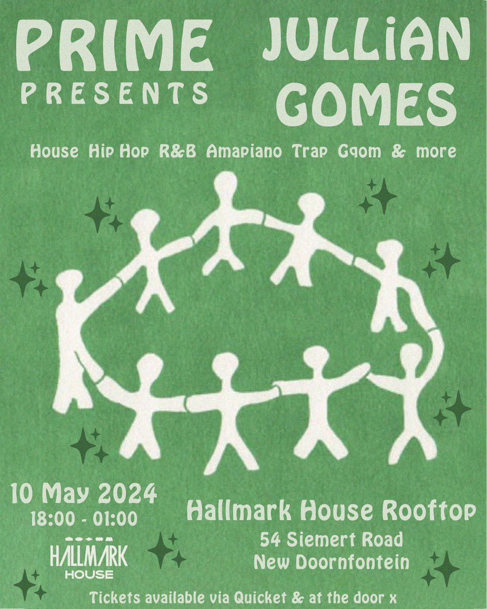 🌆 Johannesburg! See our new headliner for our event at Hallmark House Rooftop on the 10th of May ✨ JULLiAN GOMES Due to unforeseen events, Kid Fonque will no longer be headlining. More information on the new date will be released when confirmed ✅ Tickets link in bio 📱