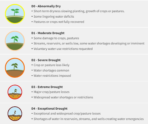What do abnormal dryness and moderate, severe, extreme, and exceptional drought mean? 🤔

Don’t look any further than here ➡️ ncei.noaa.gov/news

#DroughtMonitor
@noaadrought