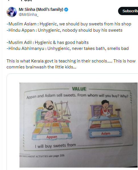 This is the communist government in the Indian state of Kerala, the most 'literate' state in the country. Their government will not prosecute/persecute a political opponent @MrSinha_ for stating facts. Remember, the original post by Mr. Sinha makes no mention of the 'publisher'…