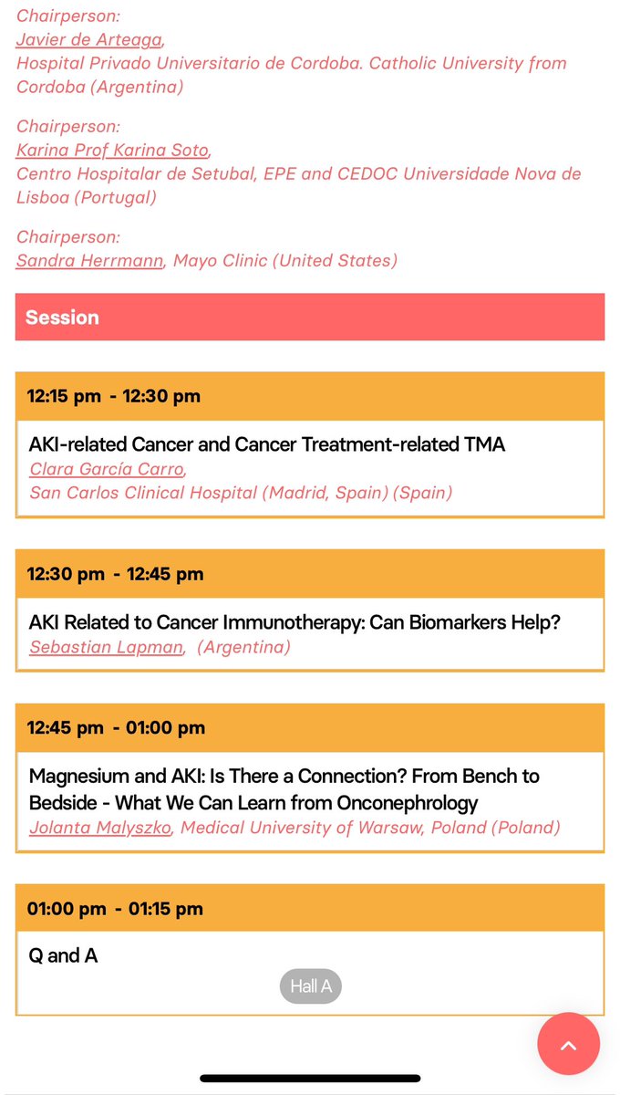 Clara García Carro (@claragcarro) on Twitter photo Interested in Onconephrology?
Come to discuss with us hot topics in kidney damage in patients with cancer! Next Apr 14 at #WCN24
<a href="/HerrmannMd/">Sandra Herrmann MD, FASN</a> <a href="/PepaSolerR/">Maria Jose Soler</a> <a href="/ISNkidneycare/">Int Society of Nephrology</a> <a href="/SENefrologia/">S.E.N. Nefrología</a> <a href="/onconephsociety/">American Society of Onconephrology</a> <a href="/onconefrologia/">Onconefrologia</a> <a href="/ERAkidney/">ERA - European Renal Association</a> <a href="/ynptweets/">YNP of ERA</a> <a href="/SLANH_/">SLANH</a> <a href="/SLANHJoven/">SLANH Joven</a>
Don’t miss it! Interested in Onconephrology?
Come to discuss with us hot topics in kidney damage in patients with cancer! Next Apr 14 at #WCN24
<a href="/HerrmannMd/">Sandra Herrmann MD, FASN</a> <a href="/PepaSolerR/">Maria Jose Soler</a> <a href="/ISNkidneycare/">Int Society of Nephrology</a> <a href="/SENefrologia/">S.E.N. Nefrología</a> <a href="/onconephsociety/">American Society of Onconephrology</a> <a href="/onconefrologia/">Onconefrologia</a> <a href="/ERAkidney/">ERA - European Renal Association</a> <a href="/ynptweets/">YNP of ERA</a> <a href="/SLANH_/">SLANH</a> <a href="/SLANHJoven/">SLANH Joven</a>
Don’t miss it!