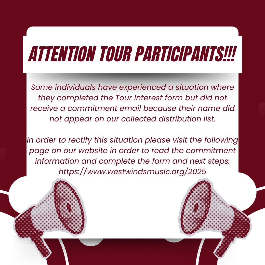 WestwindsMusic's tweet photo. Please visit the following page on our website in order to complete the form and next steps: https://t.co/tvD79GVeiO https://t.co/8KfBQRVgGS