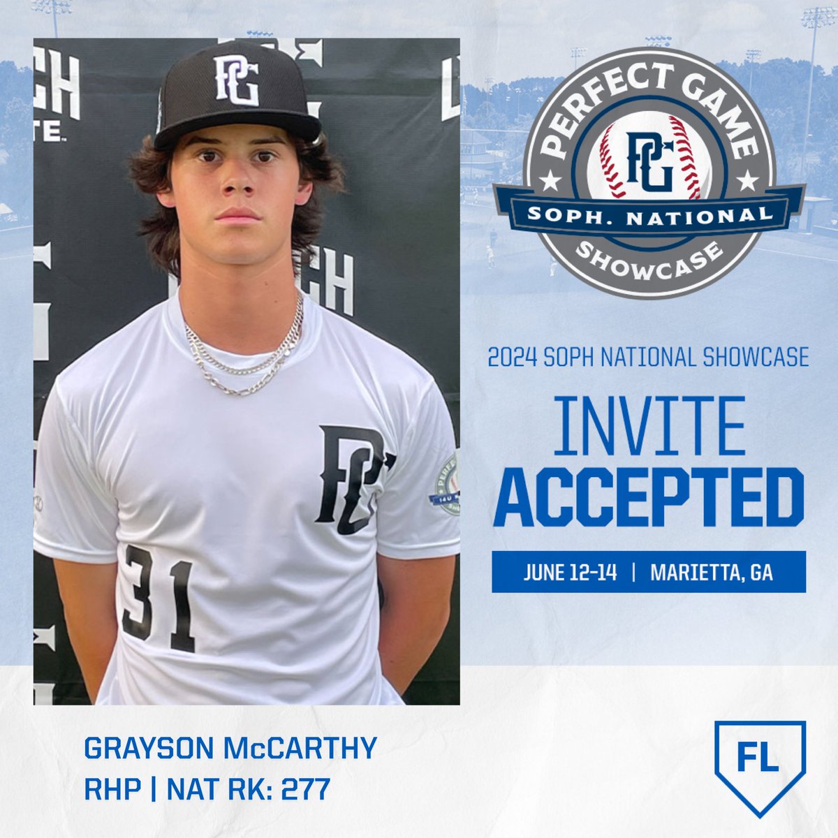 SOPHOMORE NATIONAL INVITE ACCEPTED 🔒 @gm_mac9 X #PGSophNational