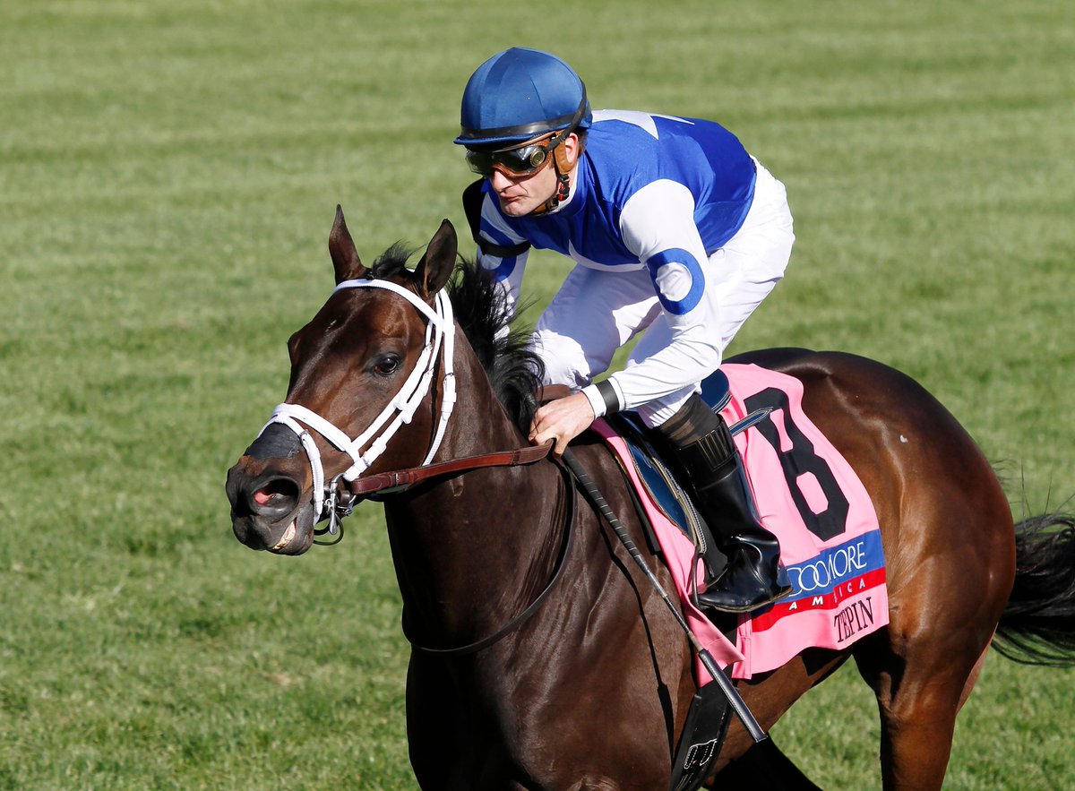 Did you have TEPIN to win when she and jockey @JulienLeparoux won the 2016 edition of the Grade 1 Jenny Wiley Stakes @keenelandracing by 5 lengths over the field? 📸 Candice Chavez