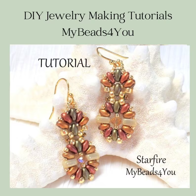 #MyBeads4YouPatterns #jewelrymaking #epiconetsy #etsy #Etsydiy #shopindie #patterns #jewelrypattern #smilett23 🥰#Craftbizparty #diy #diyearrings #designer #etsyshop #diyshop mybeads4you.etsy.com/listing/171304…