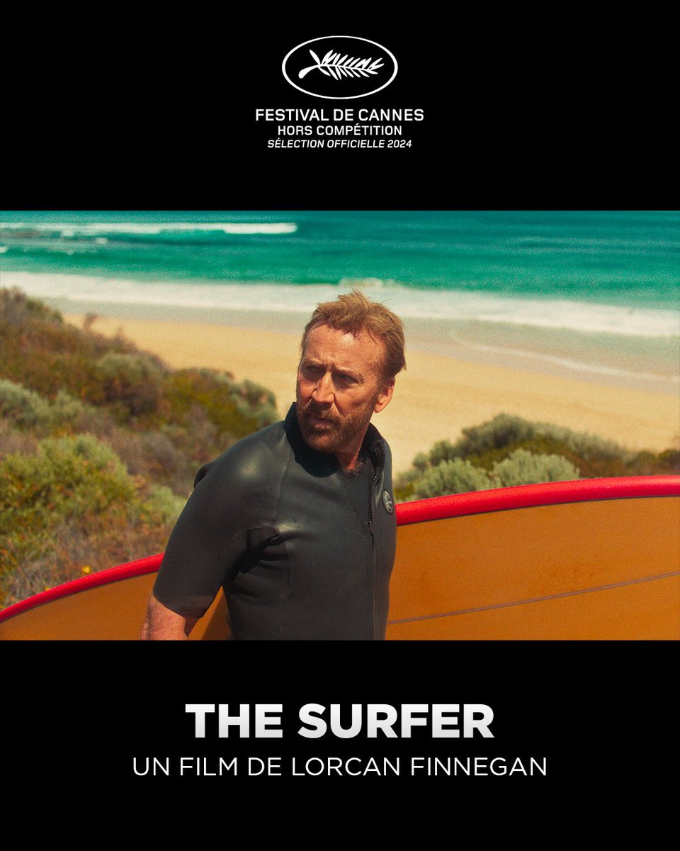 Nicolas Cage tampoco se quiere perder #Cannes2024 y estará fuera de competición con la película de terror #TheSurfer de Lorcan Finnegan.