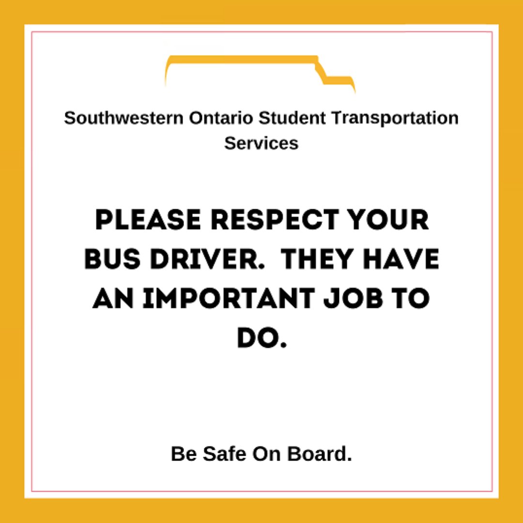 School bus safety is an important element of getting everyone to school. Stay tuned for more tips on how to #BeSafeOnBoard 🚍