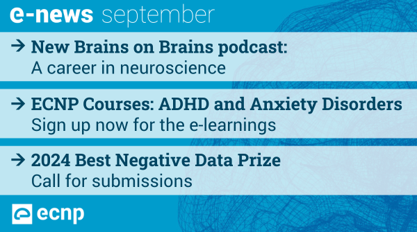 📰 Dive into the April ECNP e-news! 1️⃣ New Brains on Brains podcast: a career in #neuroscience. 2️⃣ ECNP Courses on ADHD and Anxiety Disorders: join the e-learnings. 3️⃣ 2024 Best Negative Data Prize: call for submissions. Read more at ecnp.eu/e-news-april20… #ECNP #psychiatry