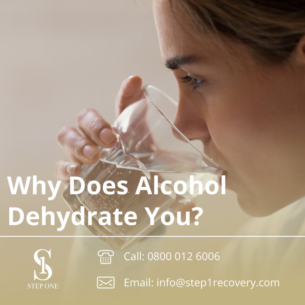 Alcohol is widely known to dehydrate you, but what is the actual cause of this?🫗 Find out on our blog!👉 bit.ly/3vCZhxL

#AlcoholAddiction #AlcoholRehab #AddictionTreatment #AlcoholAbuse #PrivateRehab #RehabSupport #AlcoholSupport