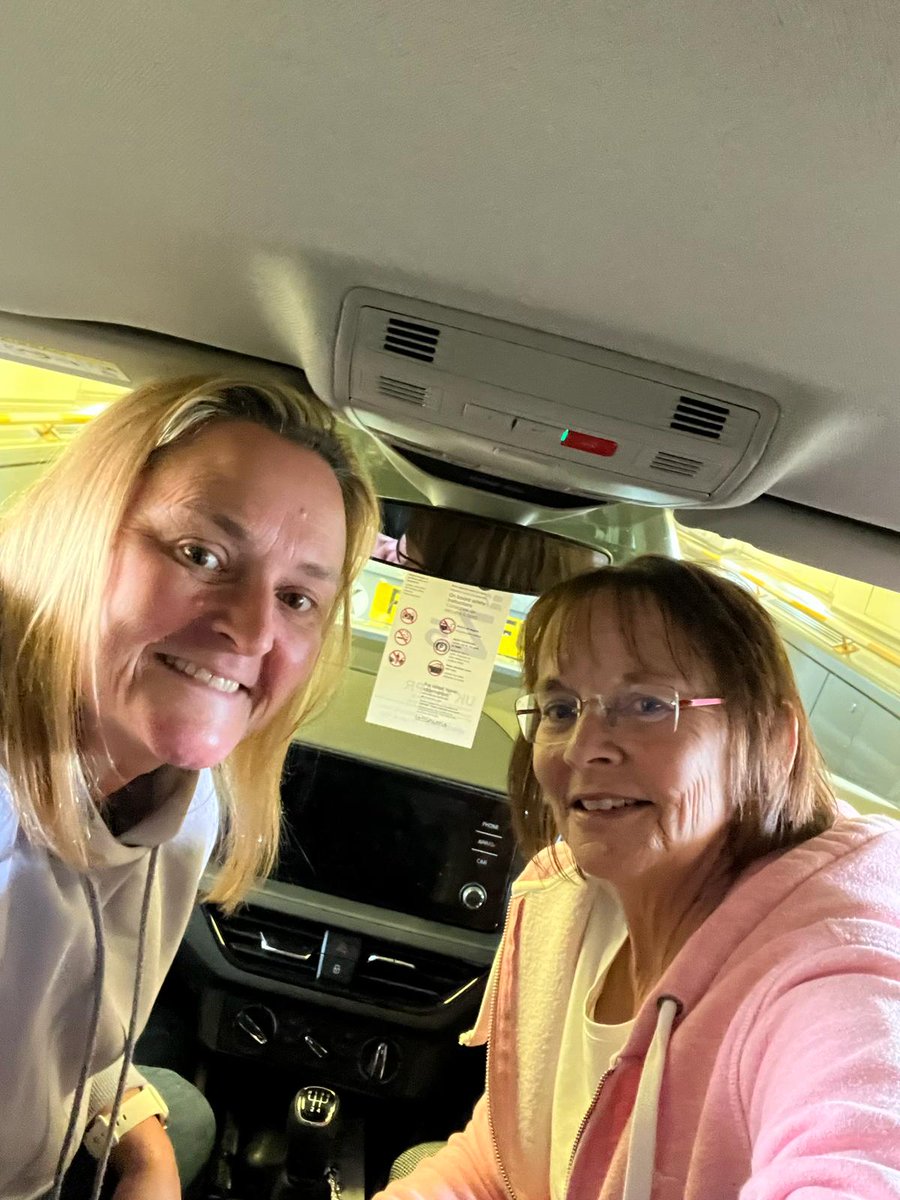 anneclayton15's tweet photo. @yarmtc Survived the journey from Teesside to Le Portal, France. 1st time for both on Le Shuttle. Excited to support GB in action tomorrow. 🎾🇬🇧 https://t.co/92239AguSJ