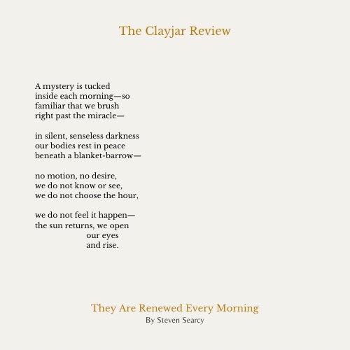 The Clayjar Review // CLOSED FOR SUBS tweet media