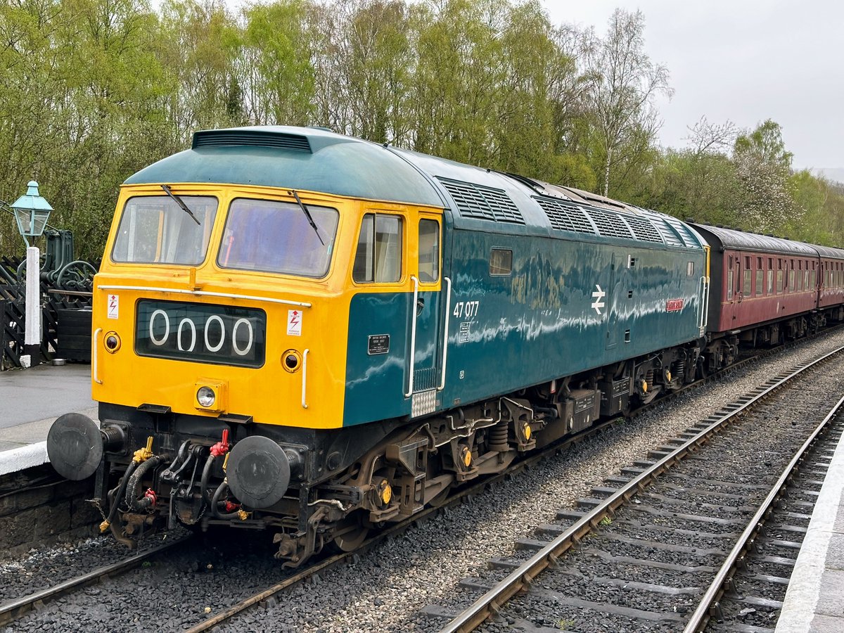47077 at Grosmont Station on the @nymr (09.04.2024).
#BRblue #class47 #BritishRail #nymr #northyorkshiremoorsrailway #railway #britishrailways #trainspotting #yorkshire