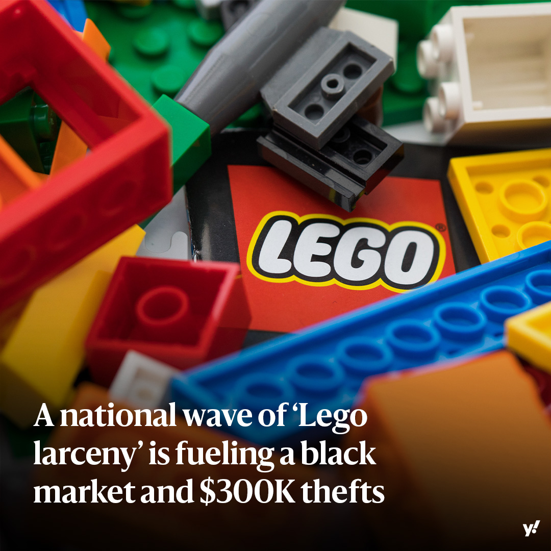 There is no shortage of online reports on Lego thievery — with robbers smashing through glass storefronts and stomping around toy shops in masks. As unbelievable as it seems, rare and popular Lego sets trade online like precious metal or cryptocurrency. yhoo.it/3QlYzfx