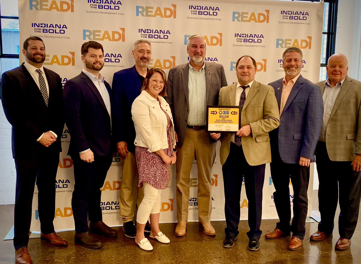 What an incredible day for our Region.  We were awarded $35 Million in the READI 2.0 Program. That is a combined $65M between READI 1 and 2! Our Region is on the move with incredible investment, jobs and quality of life! Congrats <a href="/ncirpc/">NCIRPC</a> and thank you to <a href="/Indiana_EDC/">Indiana Economic Development Corp.</a>  and