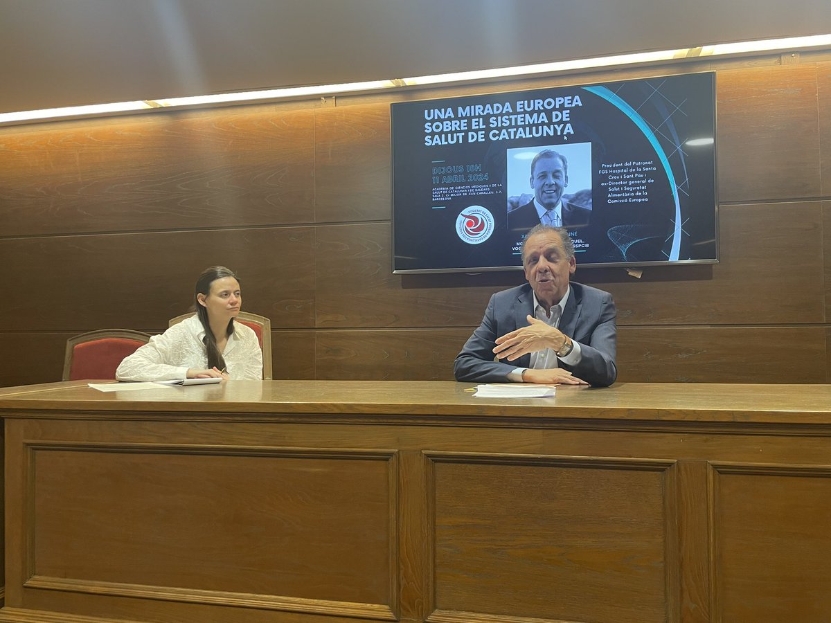 Marta Aymerich (@martaaymerich) on Twitter photo Conferència magistral de Xavier Prats Monné per a la <a href="/Socsalutpublica/">Societat de Salut Pública de Catalunya i Balears</a> sobre els sistemes de salut a Europa, moderat per <a href="/PeremiquelPaula/">paula peremiquel</a>
“Ha hagut de passar un desastre com una pandèmia que ens va despullar de convencions per demostrar l’alt nivell de cooperació de la humanitat” Conferència magistral de Xavier Prats Monné per a la <a href="/Socsalutpublica/">Societat de Salut Pública de Catalunya i Balears</a> sobre els sistemes de salut a Europa, moderat per <a href="/PeremiquelPaula/">paula peremiquel</a>
“Ha hagut de passar un desastre com una pandèmia que ens va despullar de convencions per demostrar l’alt nivell de cooperació de la humanitat”