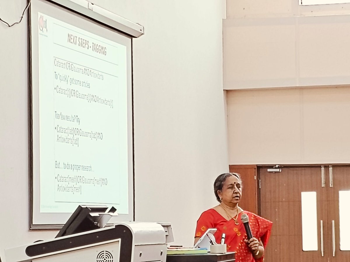 mangalAiimsAP's tweet photo. QMed foundation in coordination with Research Cell AIIMS Mangalagiri organised a workshop on medical literature searching and referencing today. Over 50 participants participated from AIIMS Mangalagiri. 
@MoHFW_INDIA 
@DrMadhabananada 
@QMedFoundation https://t.co/izKdhyAW0l