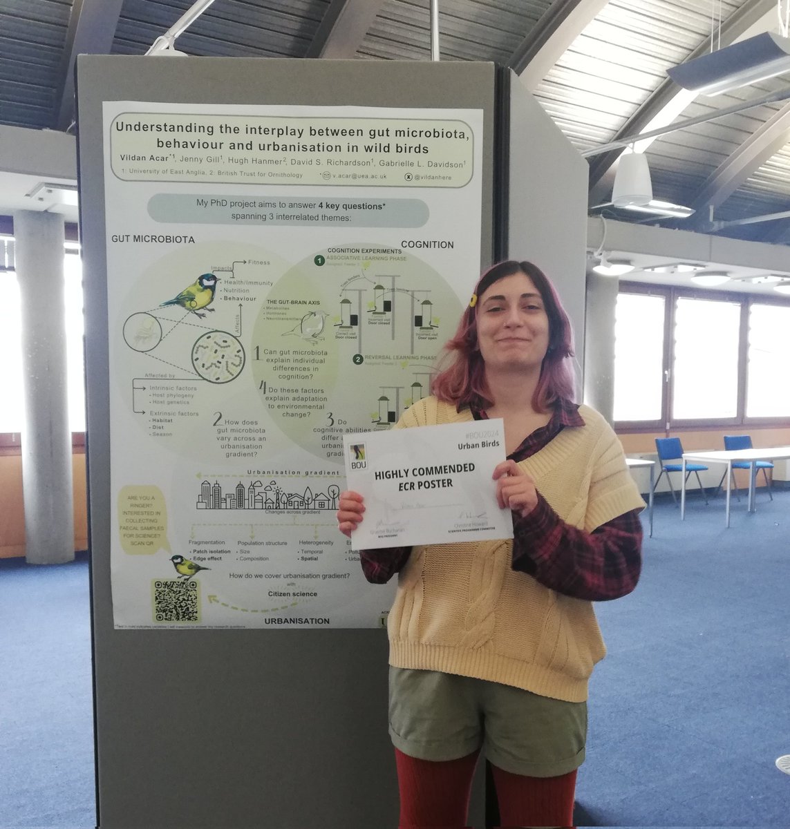 Many thanks to everyone at #BOU2024 for recommending my poster! It was a great conference with great people and full of inspiring talks!