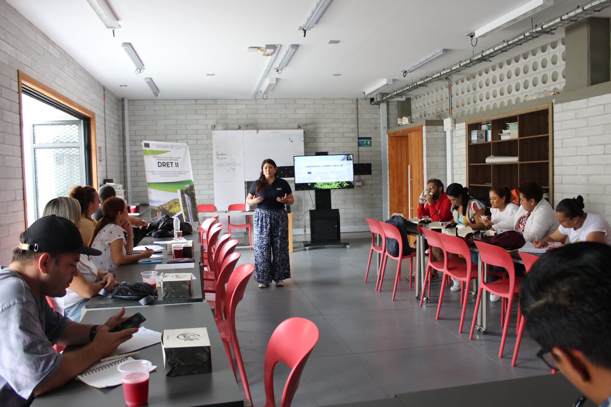 cta_co's tweet photo. Con la participación de diferentes actores del sector turístico, vivimos la Mesa de Gobernanza de Turismo circular del eje Cocorná - Puerto Triunfo. Seguimos avanzando juntos en acciones concretas que impulsen el desarrollo sostenible del territorio a través del #TurismoCircular https://t.co/qvIp4oLnSu