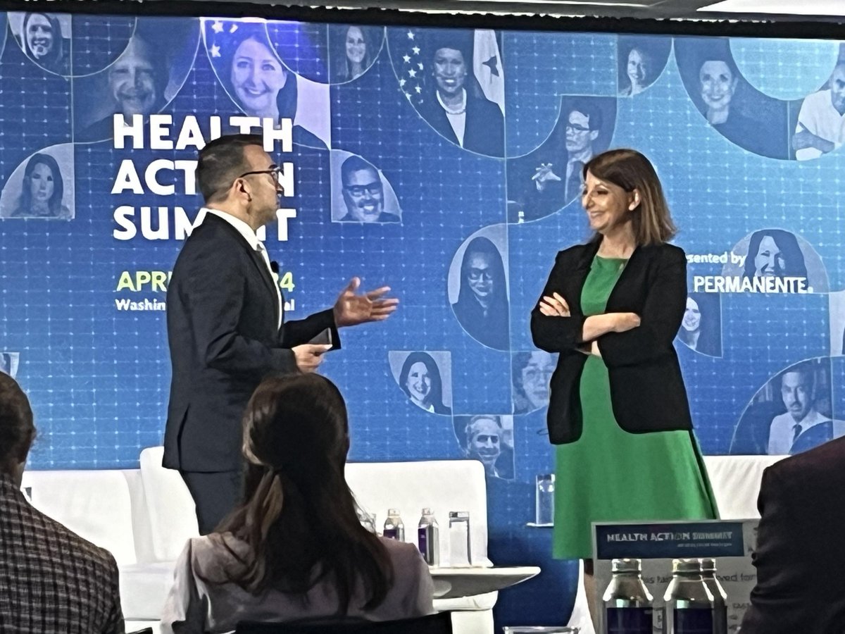 Thank you @CDCDirector for joining @aboutKP Chief Health Officer @Choucair this morning at the #KPHealthActionSummit. Very grateful for your insights into the evolving landscape of public health and the future of health care. Lots more to come! Join here: bit.ly/3VUcuN6