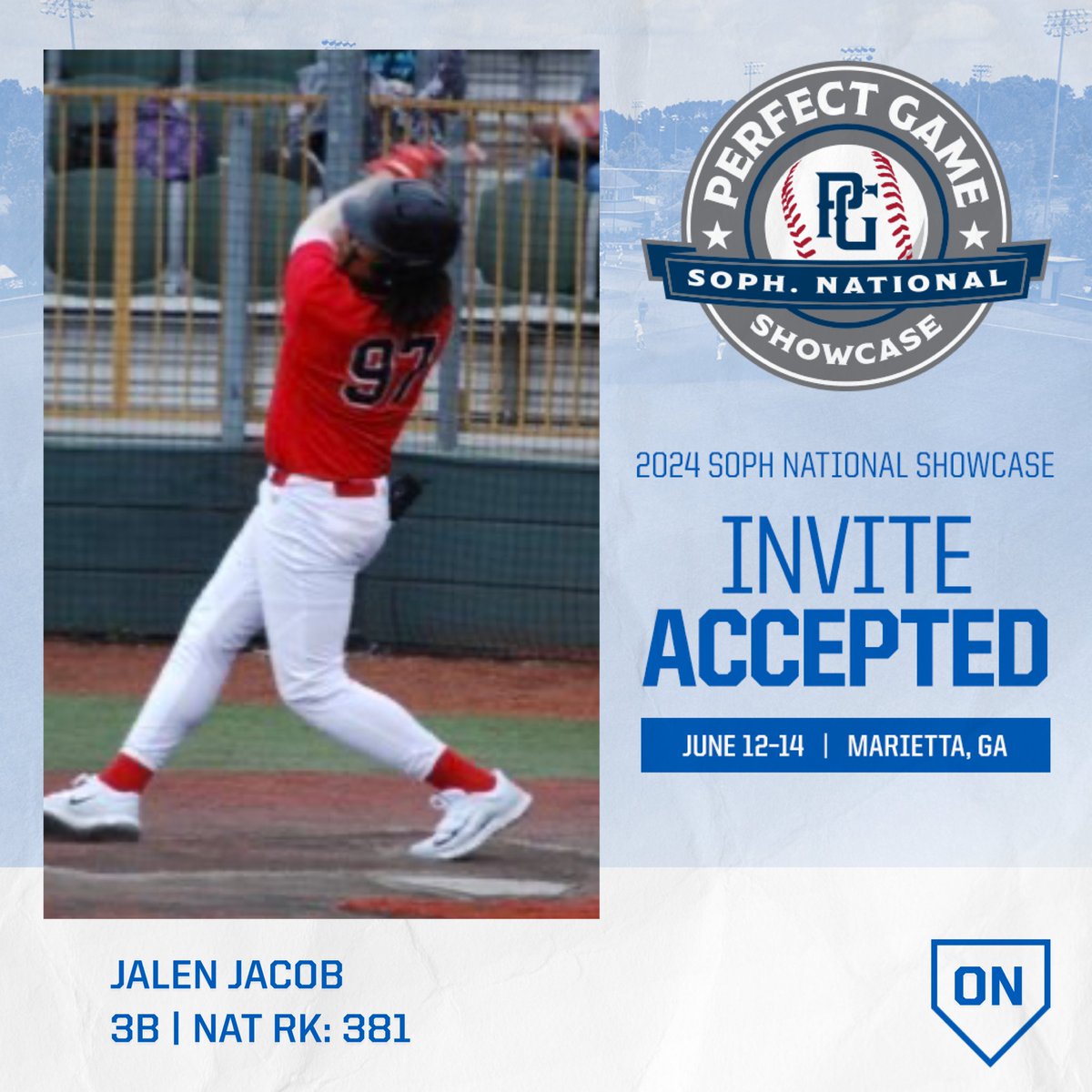 SOPHOMORE NATIONAL INVITE ACCEPTED 🔒 @jalen_jacob97 X #PGSophNational