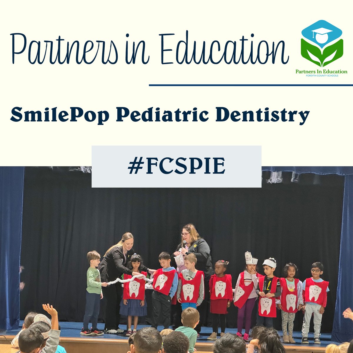 SmilePop Pediatric Dentistry makes us smile and is this week's #FCSThankfulThursday! They provide dental education and teacher appreciation at @NewHopeES23. #FCSPIE