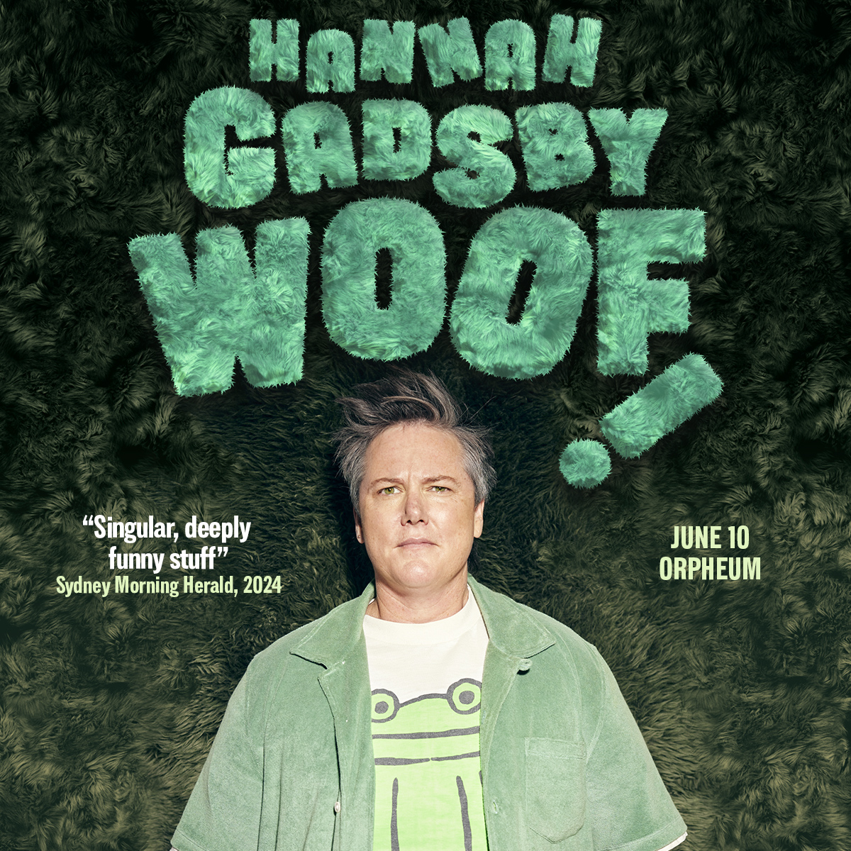 🆕Coming to the Orpheum 🗓️ Jun 10, 2024 @Hannahgadsby - Woof! Don't miss this chance and get your tickets now! 🎟 bit.ly/3PXiEbA Use code VCTOR until Apr 12 at 9am. @aegpresents