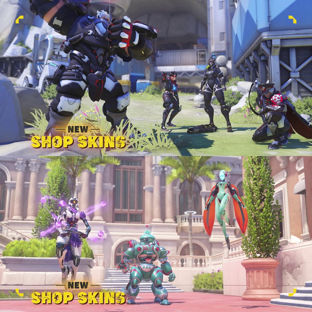 Upcoming #Overwatch2 Shop Skins in Season 10 🛍️