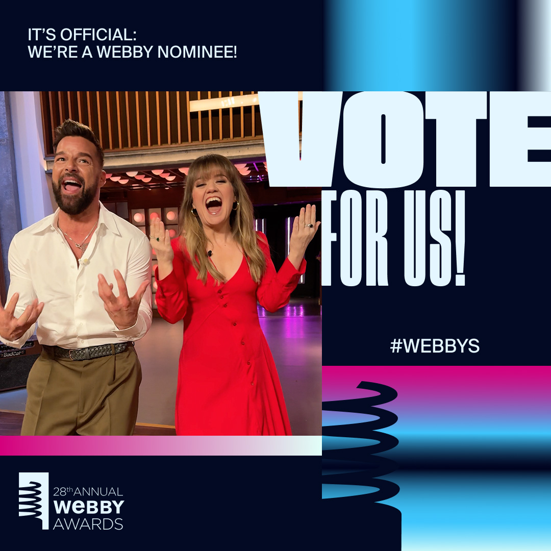 🥳 We're nominated for @TheWebbyAwards for Best Overall Social Presence - Media/Entertainment! Vote HERE: wbby.co/40116N