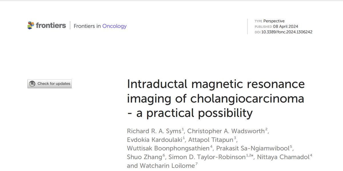 We are delighted to see this exciting #AMMF-supported work published. A great collaborative effort between the teams at #ImperialCollege London and Khon Kaen University (@kkunews), Thailand! lnkd.in/e_2ZCWqy #cholangiocarcinoma #Livertwitter