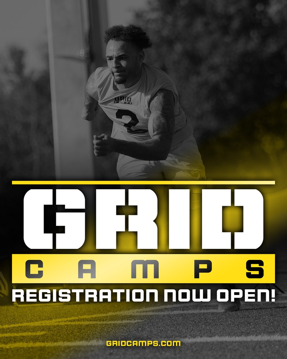 🚨TWO #opportunities for athletes! 🏈🏉🎯 #GRIDCamps Sunday, May 19 in San Diego, CA & Saturday, June 8 in Salt Lake City, UT! Go to: gridcamps.com to register your profile to be considered for these closed workouts. @NFL @TheUFL @CFL @ELF_Official @NRL @NRLonNine…