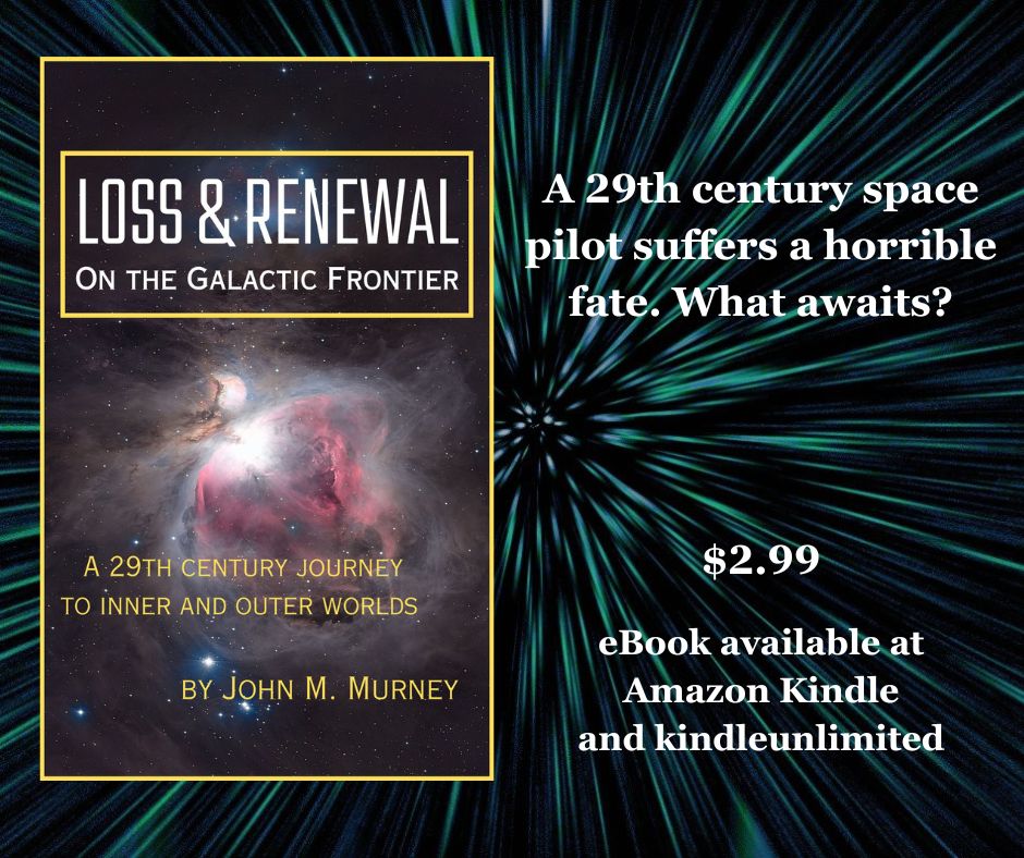 🚀 LOSS & RENEWAL On the Galactic Frontier  🛸

A journey to the heart of the traveler... have a peek:

amazon.com/dp/B0B3F7RM9G 

#Books #eBook #Kindle #AmazonKindle #SciFi #kindleunlimited #ScienceFiction #WritingCommunity #ClimateCrisis #eBookLovers