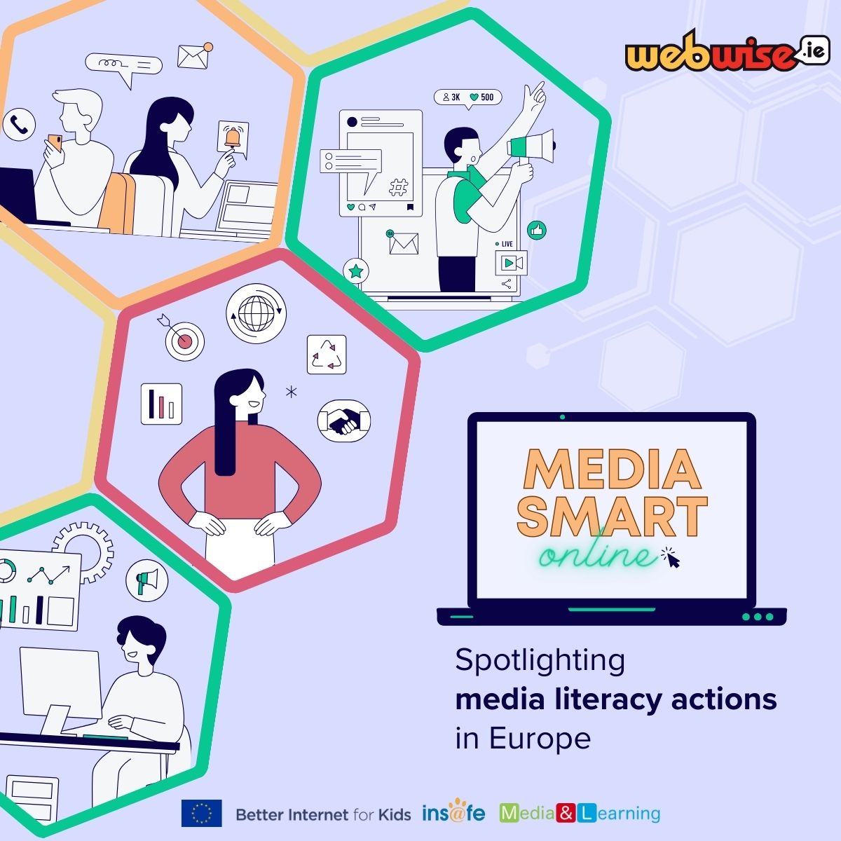 How can we help young people, parents and teachers to engage confidently and safely with #AI and other technologies?

#MediaSmartOnline is bringing you a series of #MediaLiteracy initiatives/actions to help.

👉bit.ly/3UYQoc1

@Insafenetwork @MediaLearning