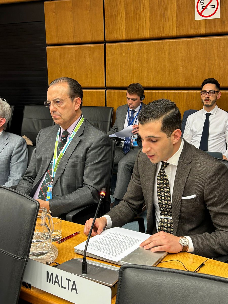 Today, the @IAEA held an extraordinary #BoG meeting following the latest drone attacks on the ZNPP in #Ukraine 🇲🇹 expressed concern over nuclear #safety and #security in 🇺🇦 which can have far-reaching global effects. 🇲🇹 called on 🇷🇺 to hand back control of the power plant to 🇺🇦