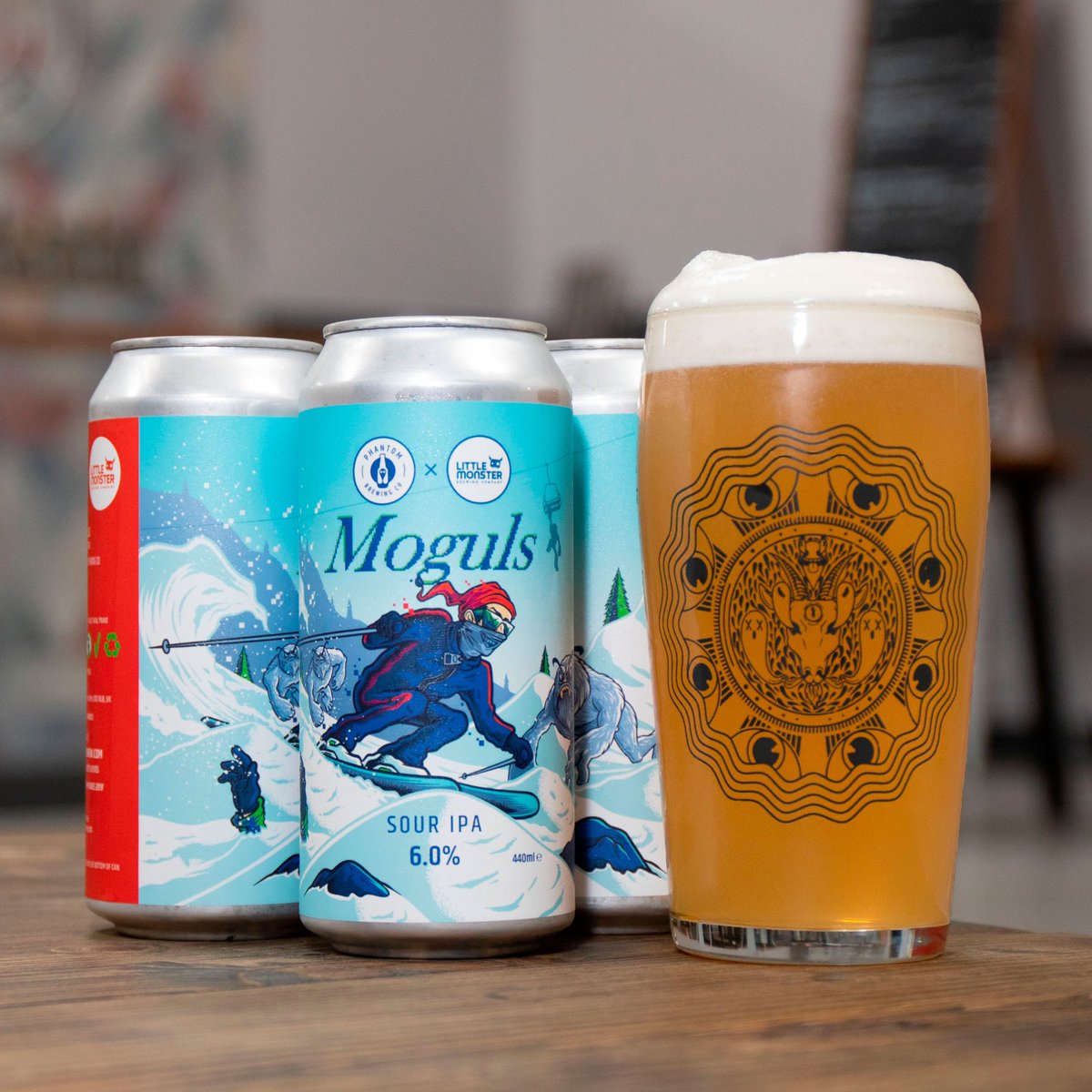 ⛷️ MOGULS ⛷️ 

Brewed with our good friends <a href="/littlemonbrew/">Little Monster Brewery</a>. This Sour IPA packs notes of peach and melon from Alora hops alongside lashings of yuzu with a tart sour kick. 

Thursday 17:00-20:30
Friday 15:00-22:30
Saturday 13:00-22:30
Sunday 13:00-18:00