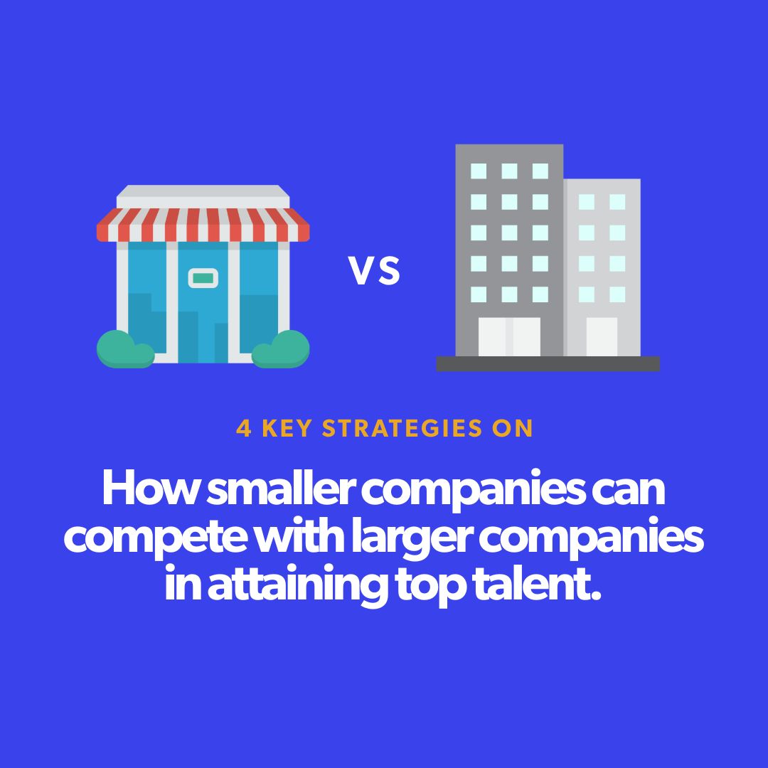 In today's competitive talent market, attracting the best and brightest can feel like an uphill battle for smaller companies. Check out our LinkedIn for 4 key strategies to overcome these obstacles!

hubs.ly/Q02szK260

#TalentAcquisitionTrends #FlexibleWork #CompanyCulture