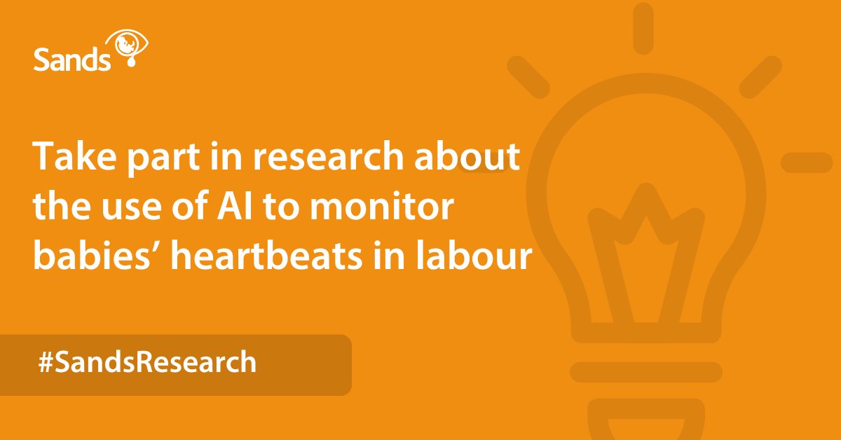 Researchers would like to hear from Black or Asian parents to help plan a new study into using AI to monitor babies’ heartrates during labour. To get involved, email Veronica Blanco Gutierrez. ➡️ digital-maternal-health-group@bristol.ac.uk #SandsResearch #BabyLoss