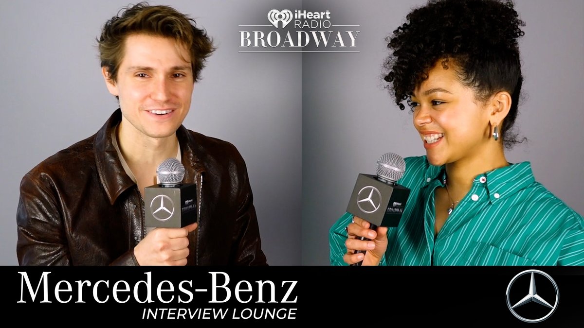 These two are phenomenal in @NotebookMusical 💙 #JohnCardoza and @curlybroad talk bringing themselves to Noah and Allie 📝 Watch the full interview here: bit.ly/3vYw8wV🎥 #MBInterviewLounge @iheartradio