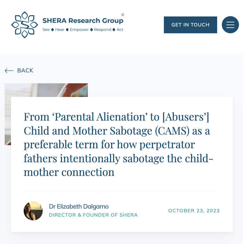 A couple follow-up posts: We in no way minimize the experiences of those who have legitimately had their relationships with their children actively sabotaged by abusers AND when millions of people tell you to stop using a term because it is literally killing people, research…