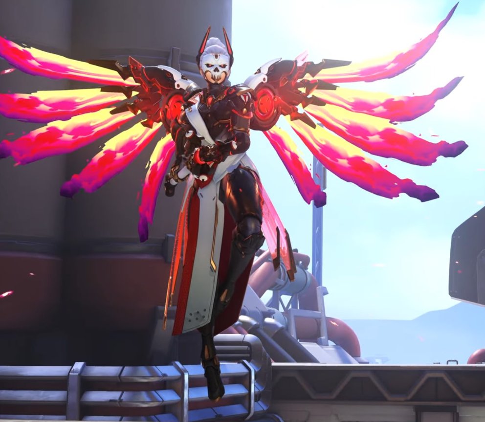 wait.......isn't this Mercy in Valkyrie............does this mean no yellow wings during ult??