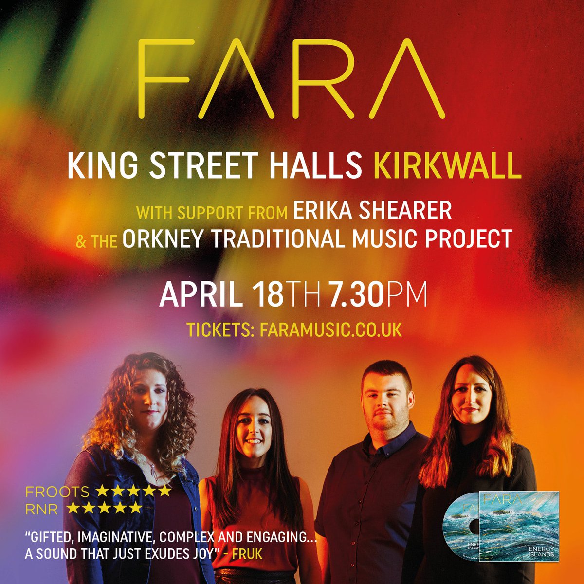 Just a week to go and only a few tickets left! It'll be a lovely night. buytickets.at/fara/1193876