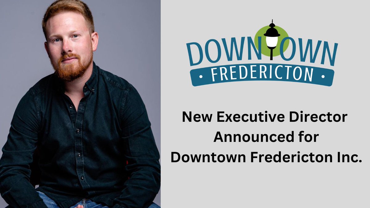 Downtown Fredericton Inc. is pleased to announce the appointment of Adam Peabody to the position of Executive Director. Details here: bit.ly/3UdJjn4