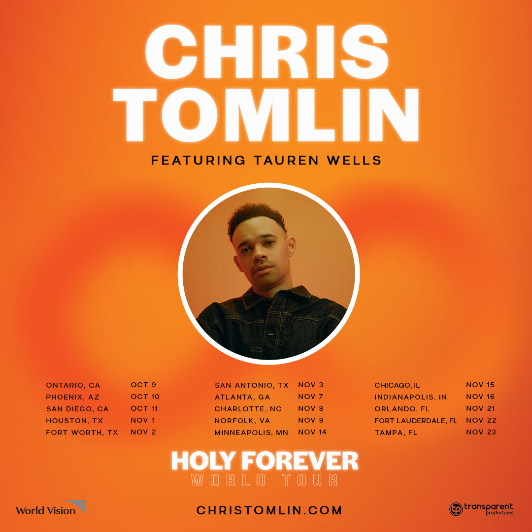 Every single one of these artists are not only incredible friends but some of the best worship leaders I know, so to have them on the Holy Forever World Tour is such a gift… make sure to grab your tickets for the tour as it starts in ONE WEEK! christomlin.com/pages/tour