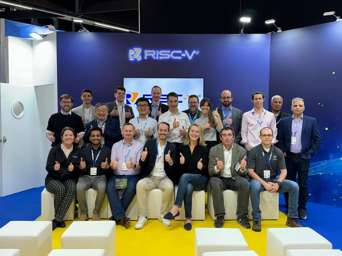 risc_v's tweet photo. 🎉 That's a wrap on @embedded_world 2024! The buzz at the #RISCV booth was electrifying!
Huge thanks to our sponsors for making these past few days unforgettable! @Andes_Tech #MachineWare @Siemens @SiFive @Synopsys @TIIuae #TiempoSecure https://t.co/AftgFXlyFB