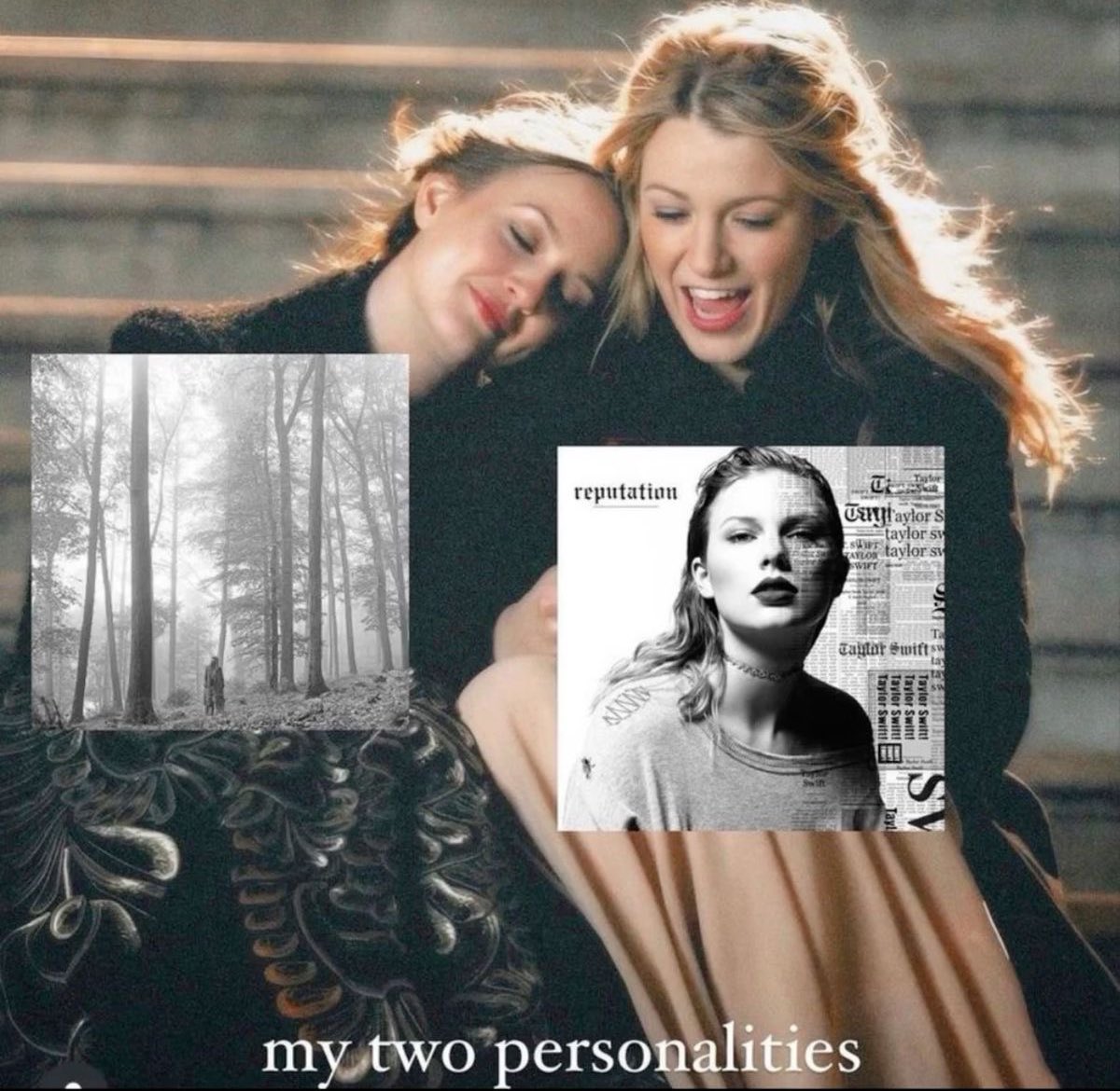 shawnxniallx's tweet photo. cuánto te amo folklore y reputation https://t.co/2cktq1Bpjq