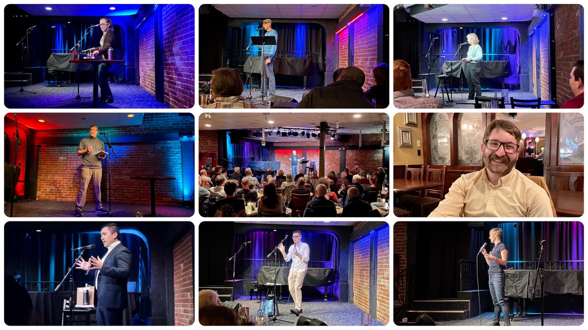 End of my hosting stint for @UVicScience's Cafe Scientifique last night. Thanks to Jon Willis for getting me involved, Jen & Tobi for stepping up to take over, and the many awesome speakers who answered the call to entertain the crowds at @HermannsJazz club armed just with a mic!