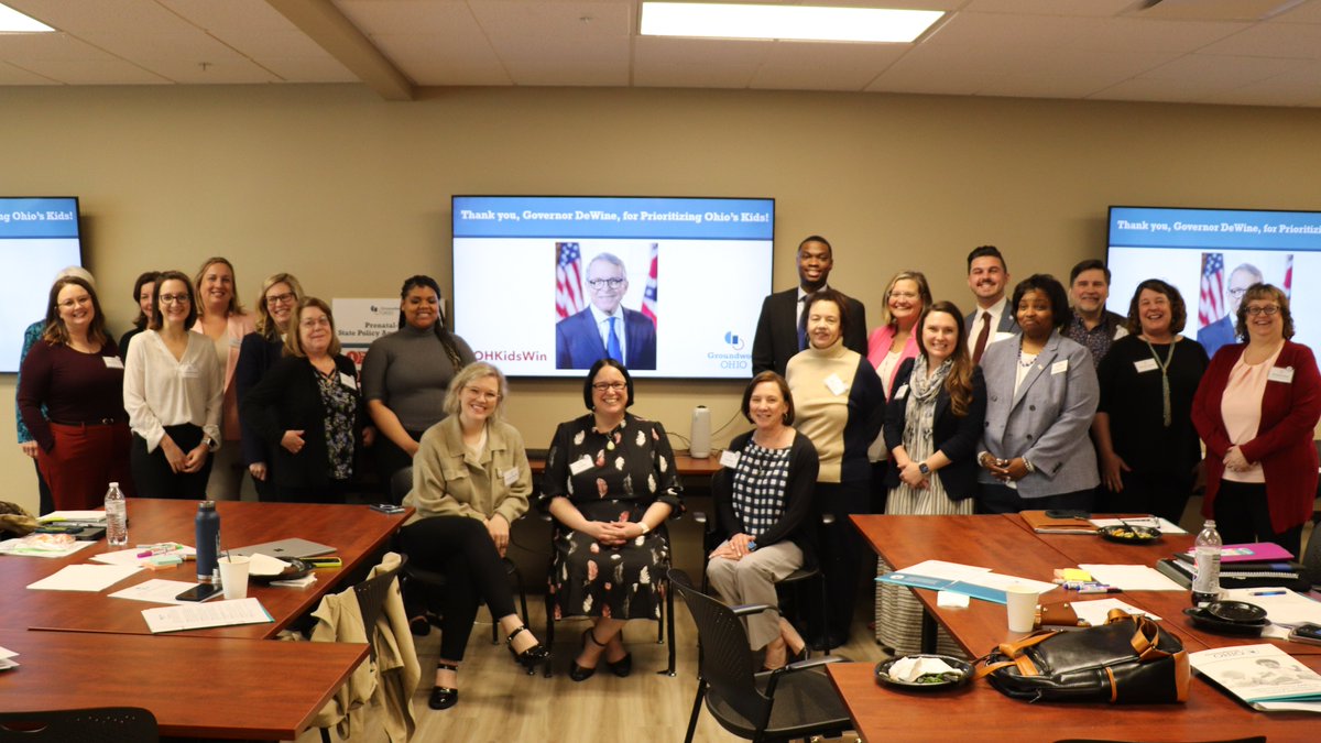 The Early Learning Advisory Council says THANK YOU to @GovMikeDeWine! Ohio kids won in the State of the State address on Wednesday. Read our full statement on the speech: groundworkohio.org/post/ohio-kids…