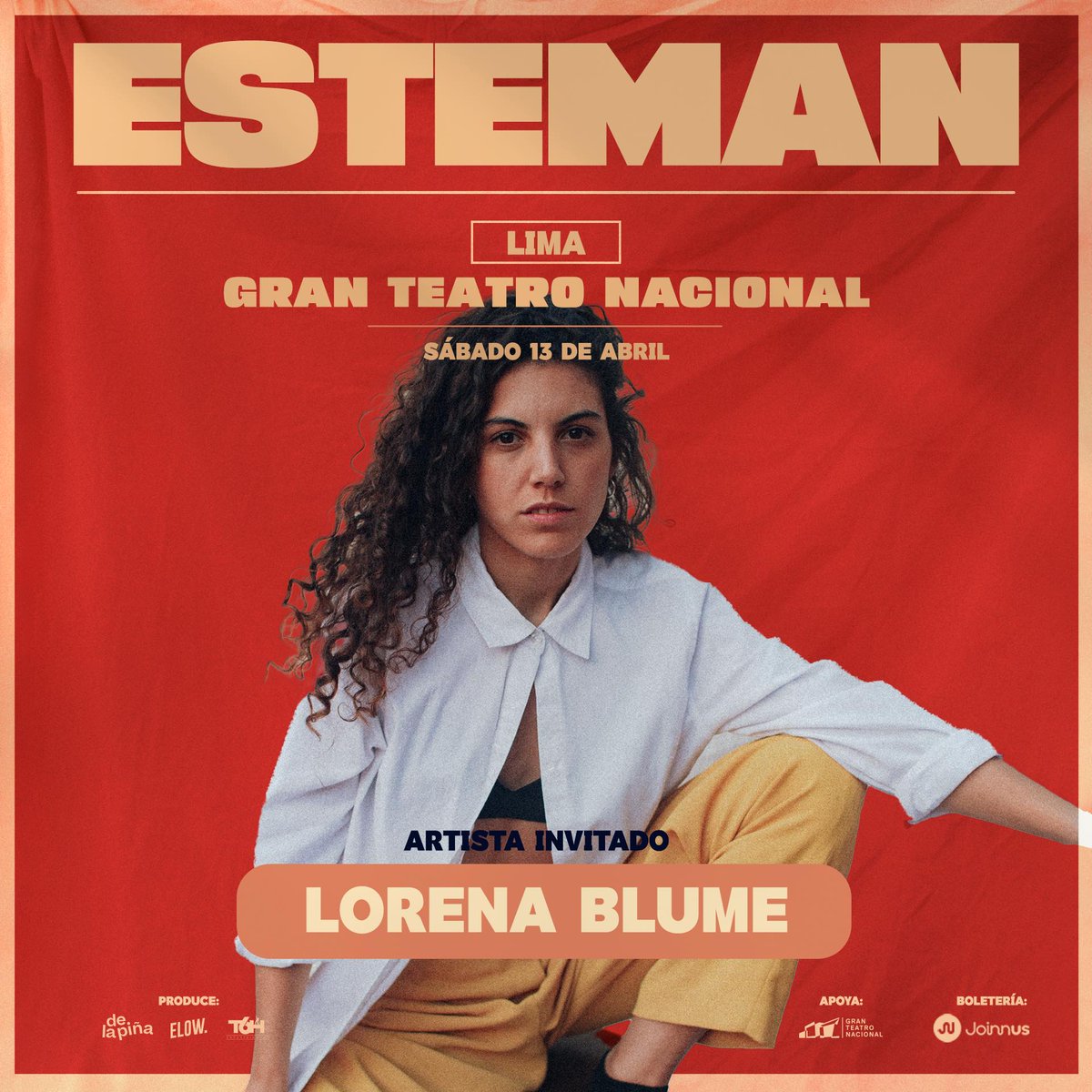 estemanmusic's tweet photo. Muy feliz porque este sábado regreso a Perú!! Aquí les dejo los tres invitados increíbles que tendré en mi show en el @GranTeatroNac 🔥 #AdrianBello, @milenawarthon  y @lorenablume https://t.co/kIYiTz9f5T