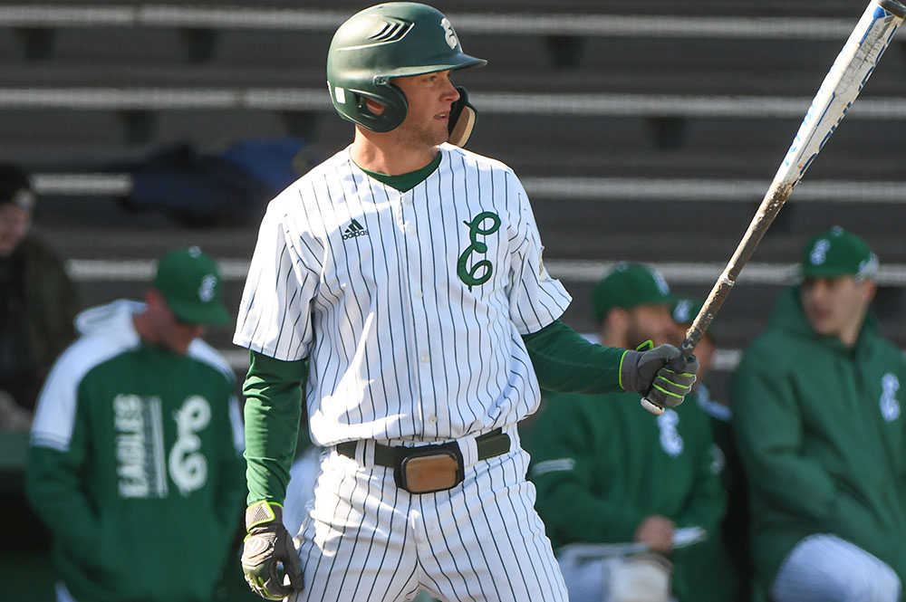 EMU_Baseball's tweet photo. 𝗙𝗿𝗼𝗺 𝗬𝗽𝘀𝗶 ➡️ 𝗧𝗛𝗘 𝗕𝗜𝗚𝗦!

Former Eagle @maxschuemann got the call from the @Athletics and he's headed to the show!

Schuemann could become the 18th former Eagle to play in the majors!

Congrats Max!🥳

#EMUEagles | #HTR https://t.co/pqFNqlkOFj