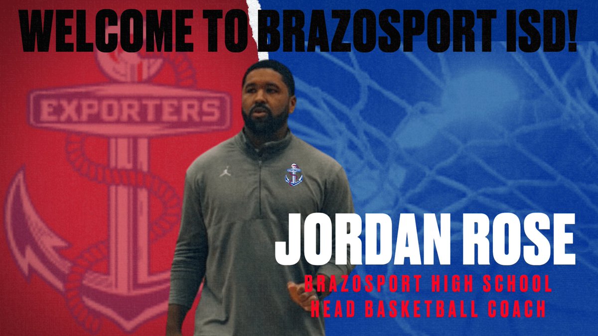 Welcome to @BrazosportISD Coach Rose! We’re excited for you to join our team and lead the Exporters. @AlwaysExporter ⚓️🏀