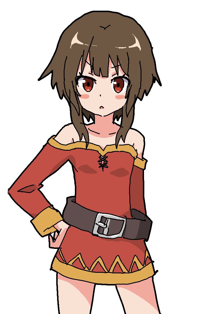 めぐみん(このすば) 「めぐみん! 」|あんかけ焼きそばのイラスト